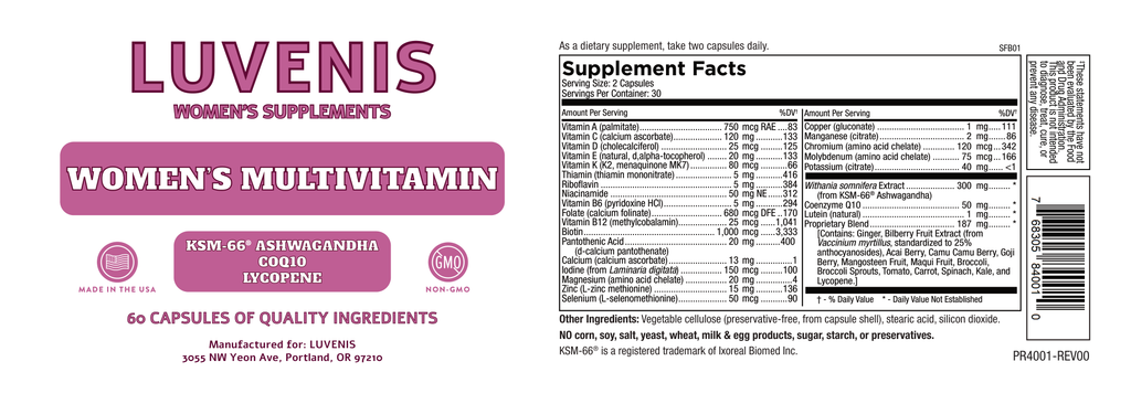WOMEN'S MULTIVITAMIN